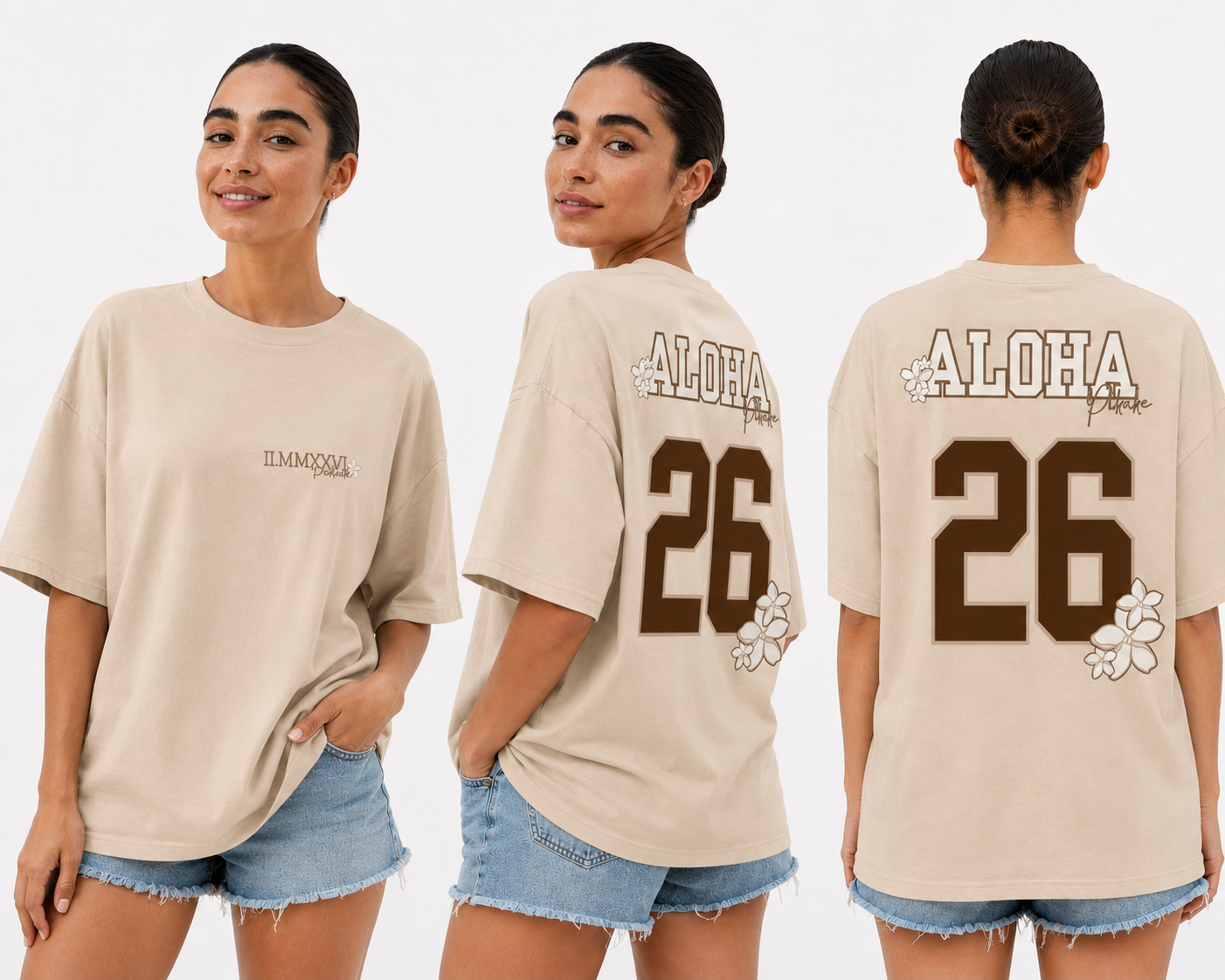 Aloha 26 Jersey Tee-SAND