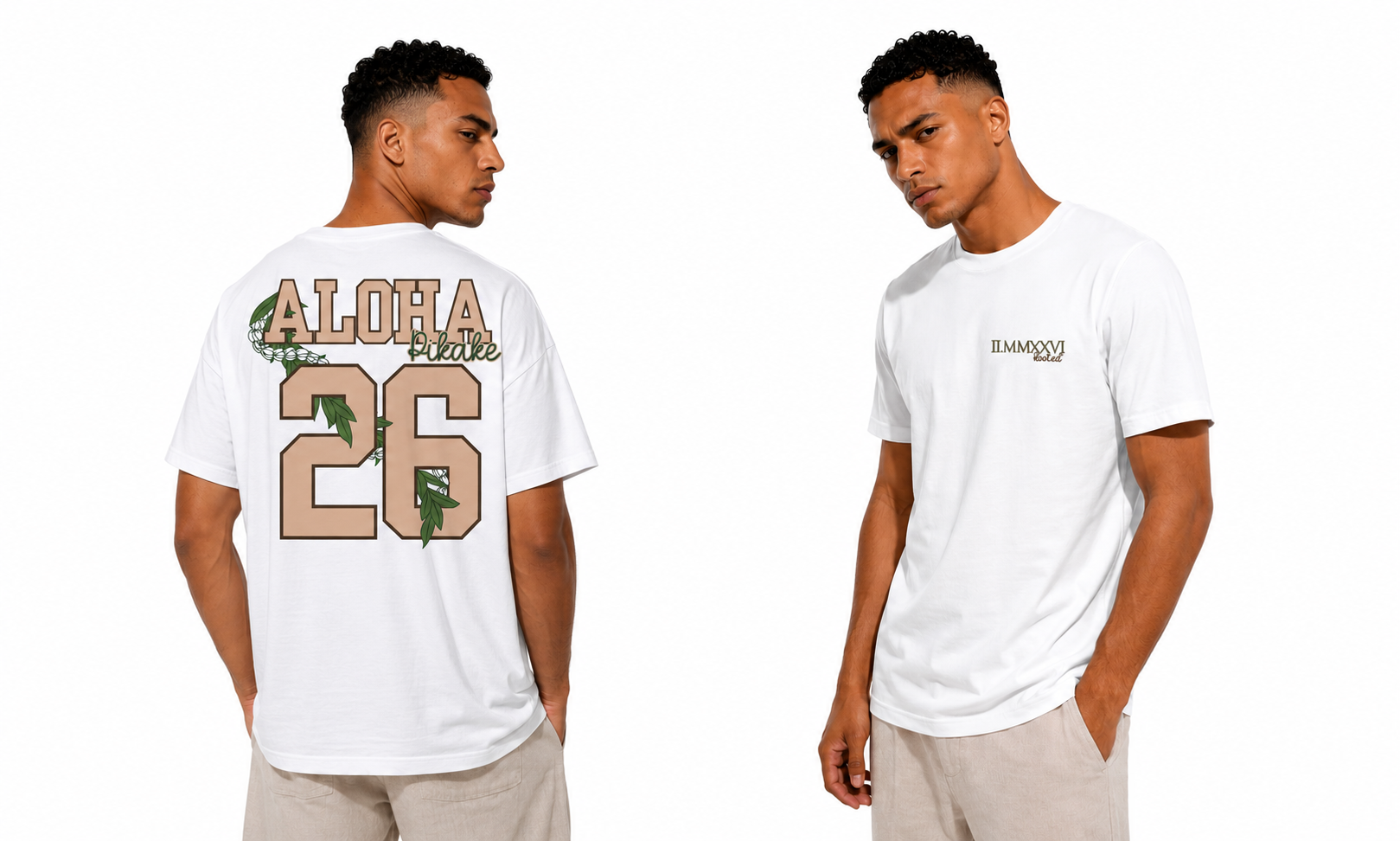 Kāne Aloha 26 Jersey Tee – White