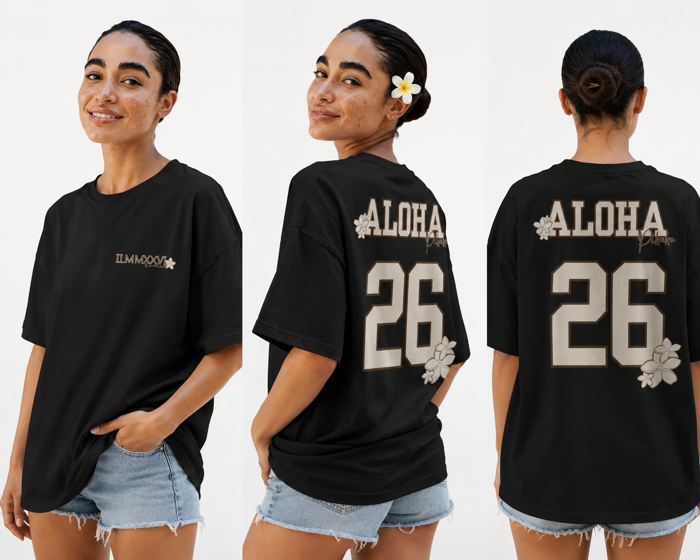Aloha 26 Jersey Tee- Black