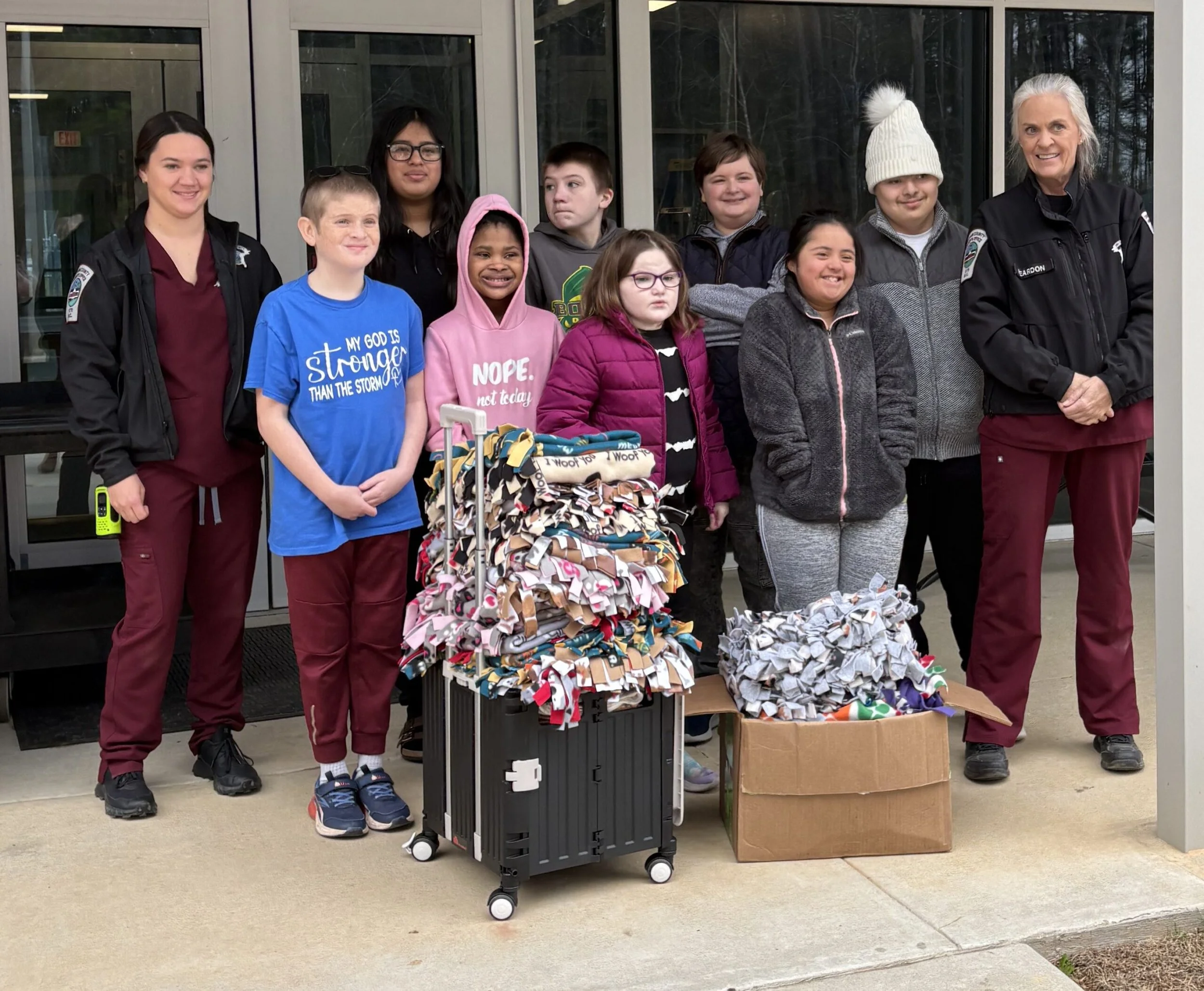 “Furry Friends, Cozy Covers” Creative Teaching Grant benefits students and shelter animals