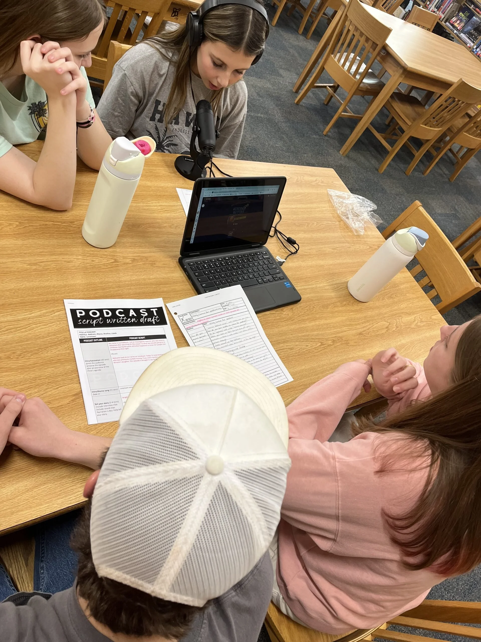 CEF Grant Brings Podcast Production to Chatham Central High English Class