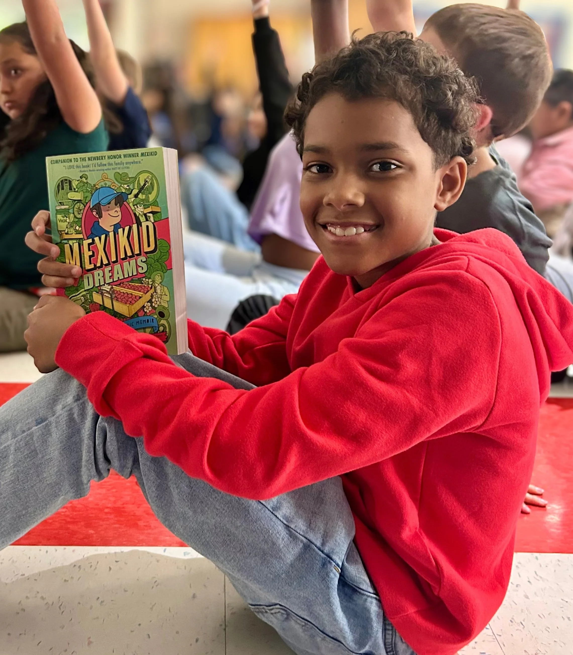 Two Authors.                 Four Schools.                      A Week Full of Stories.