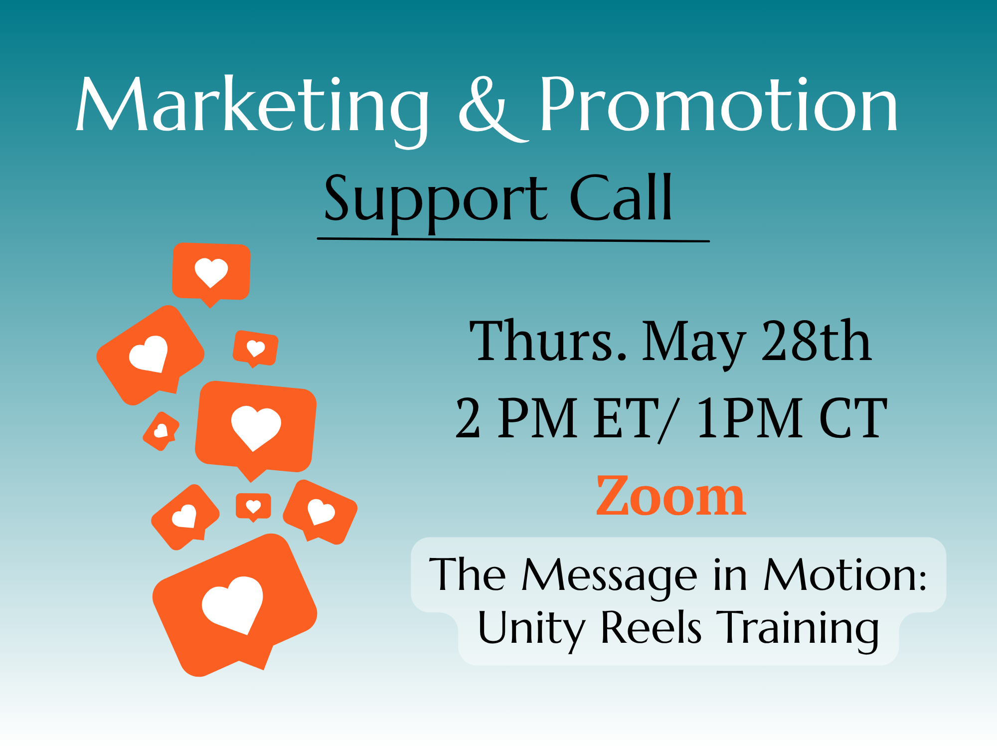 The Message in Motion: Unity Reels Training