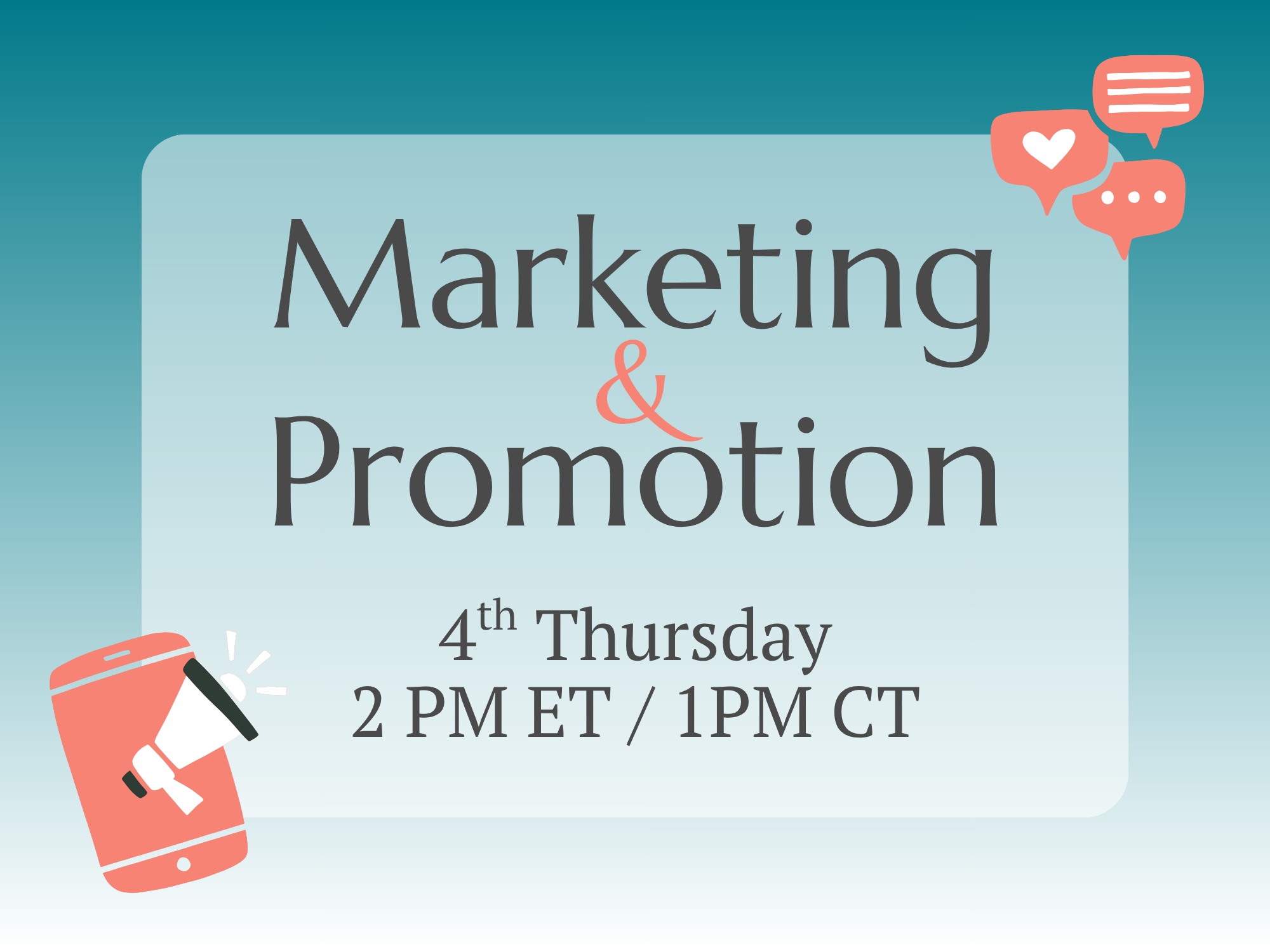 Marketing &amp; Promotion