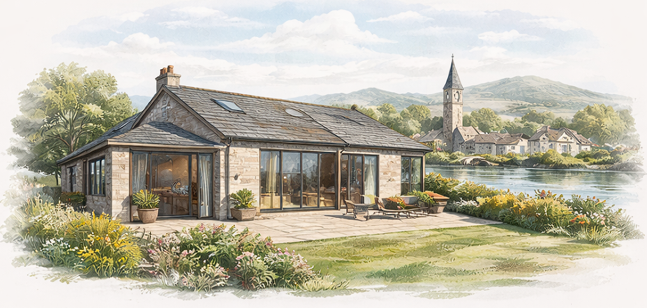 A brief guide for costs for house extensions in the Scottish Borders