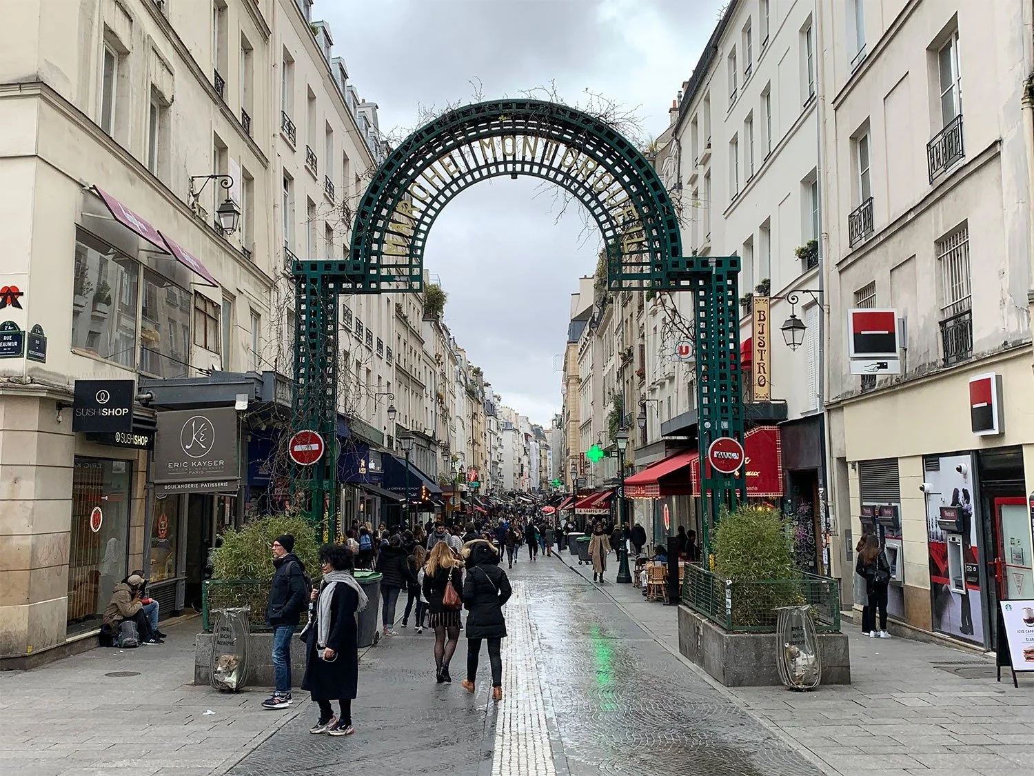 FRENCH FOOD TOUR ON RUE MONTORGUEIL NEAR LES HALLES