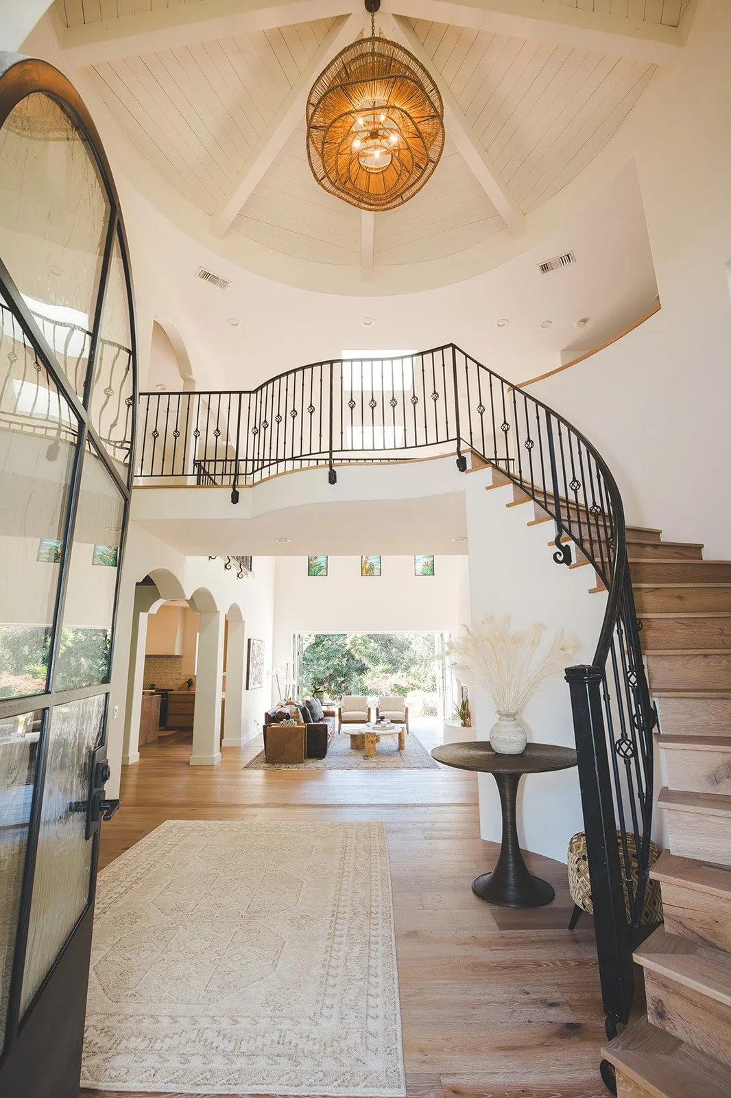 Beautiful entryway in Santa Barbara, California