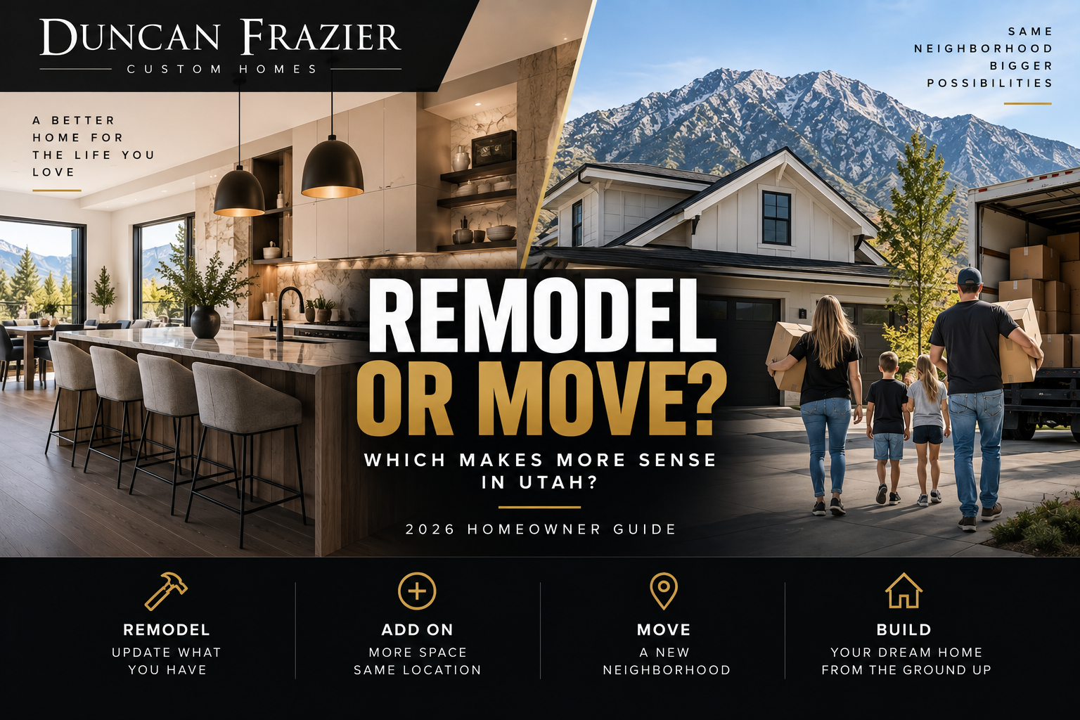 Remodel or Move? Which Makes More Sense in Utah in 2026?
