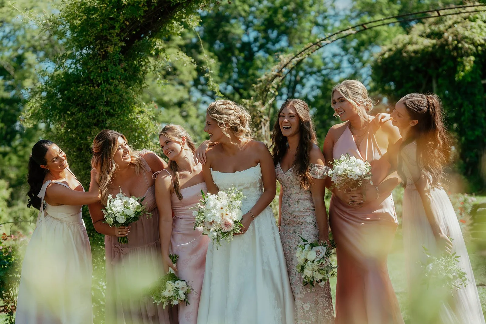 Wedding party hairstyles designed to feel cohesive while still personal.