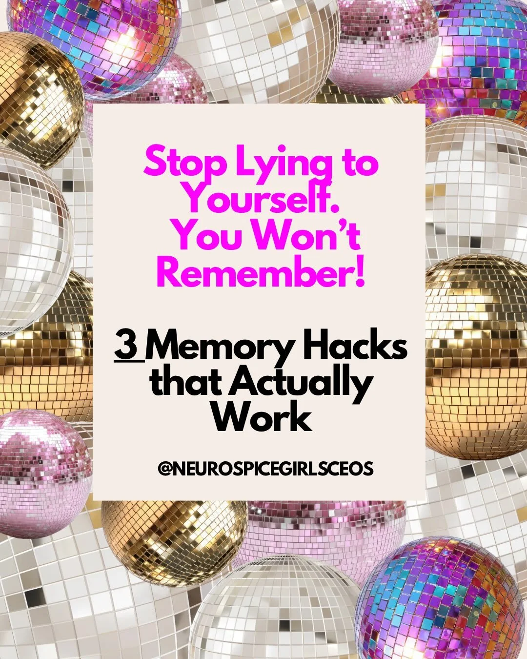 We have to get honest with ourselves about our ADHD struggles and STOP relying on a brain that&rsquo;s designed to wander and start using systems that actually stick! 

These simple memory hacks for ADHD are designed to bypass the executive dysfuncti