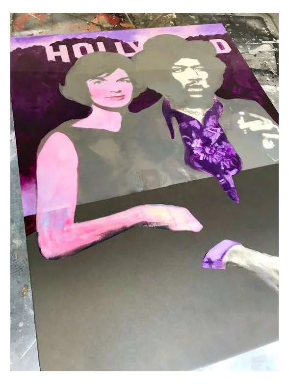 Jimi and Jackie Purple