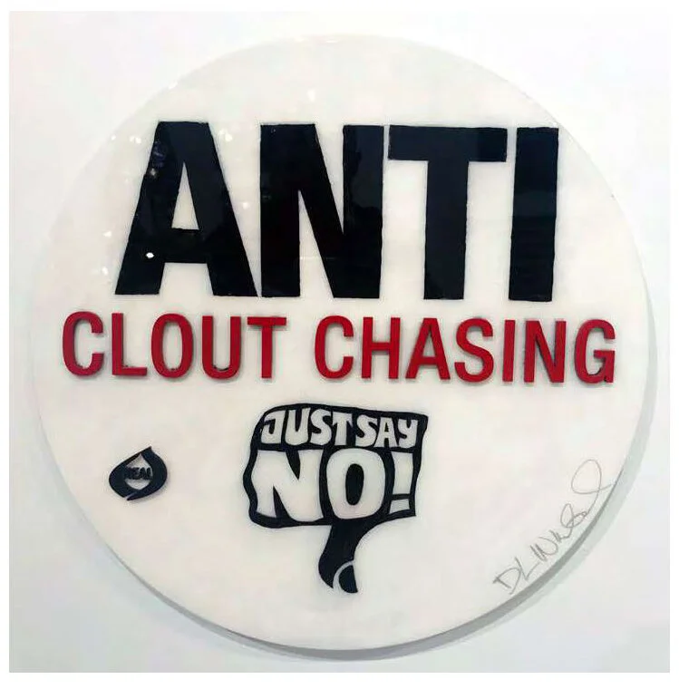 NO CLOUT CHASING - Jumbo Campaign Button