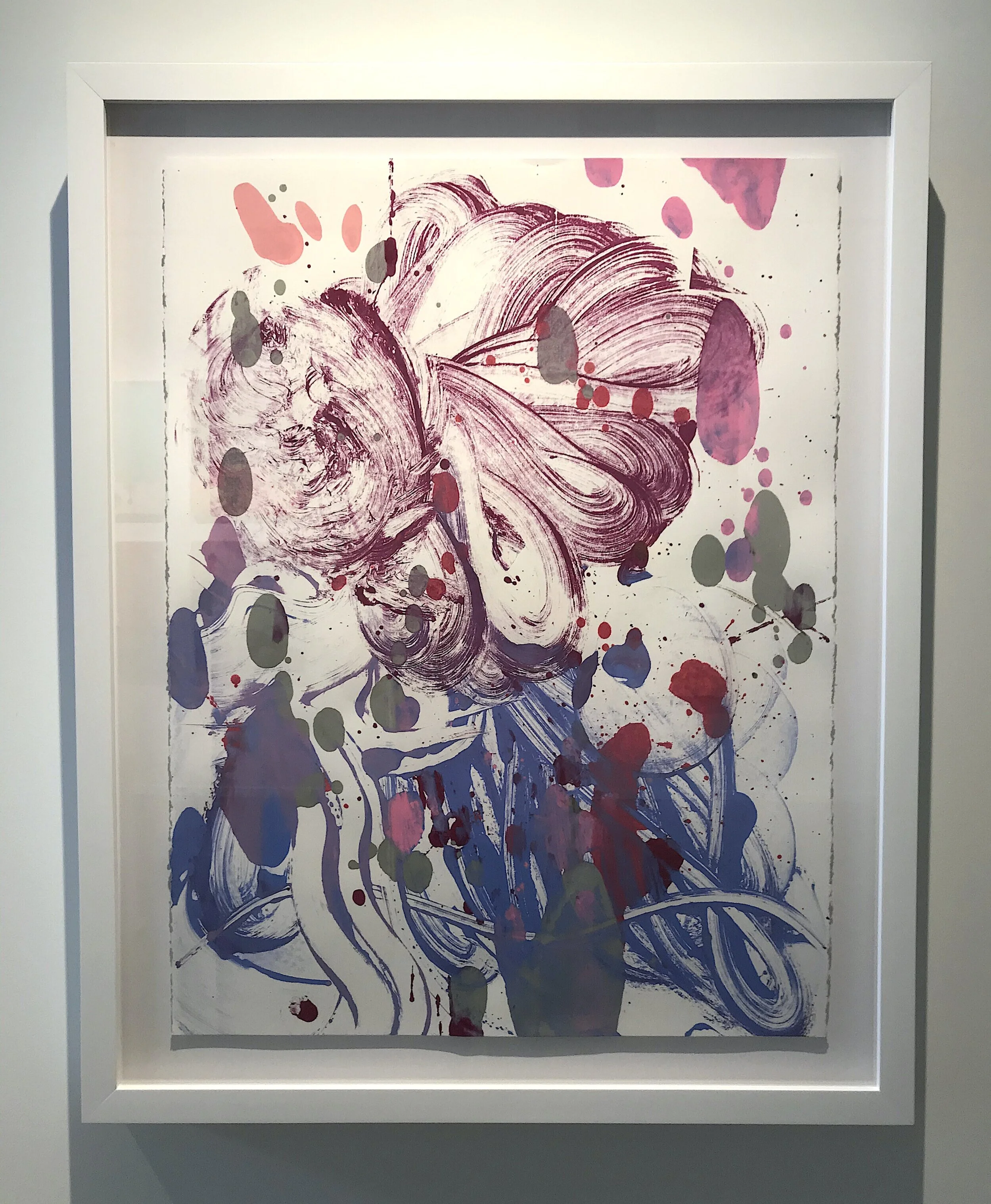 Monotype no. 10 on wall