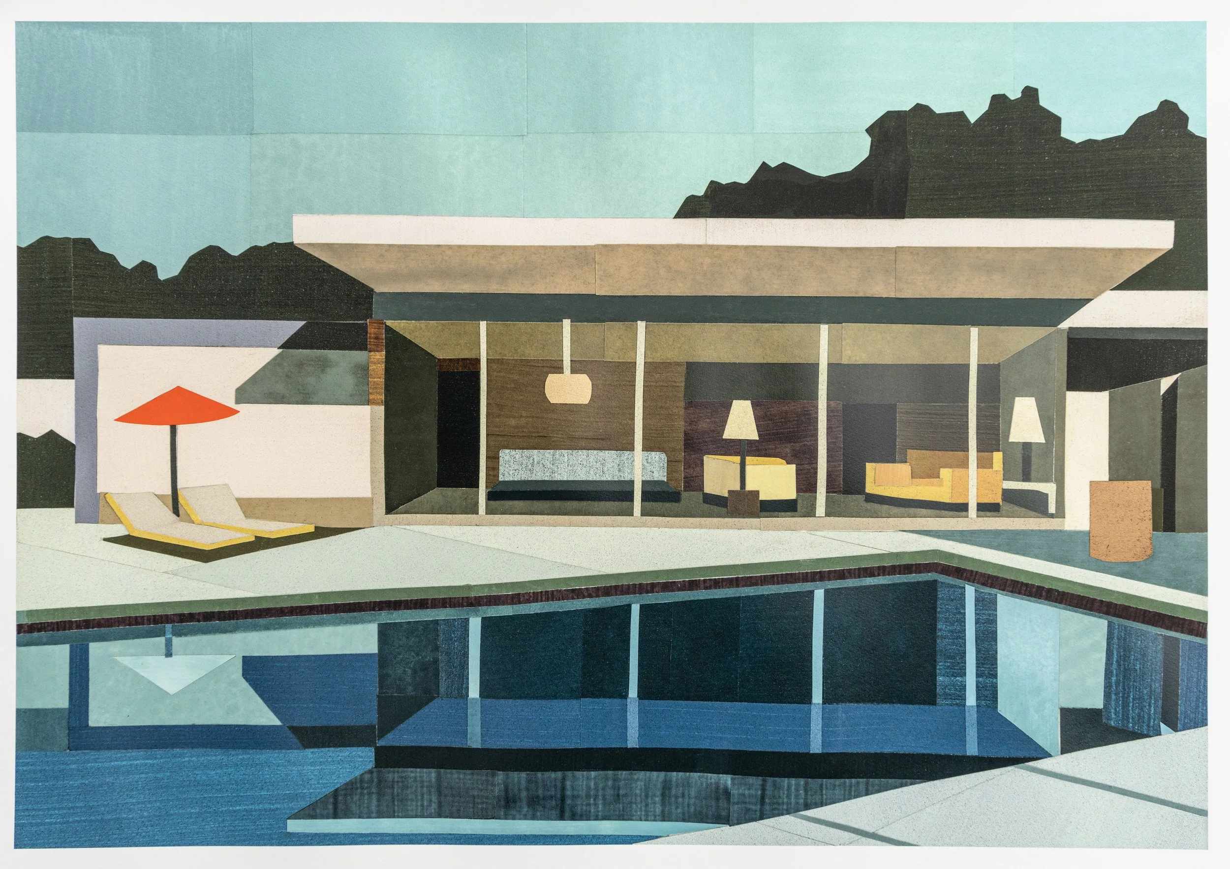 Wexler House with Red Umbrella, 2024