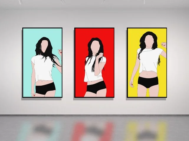 Scene 44 (Aqua, Red, Yellow)