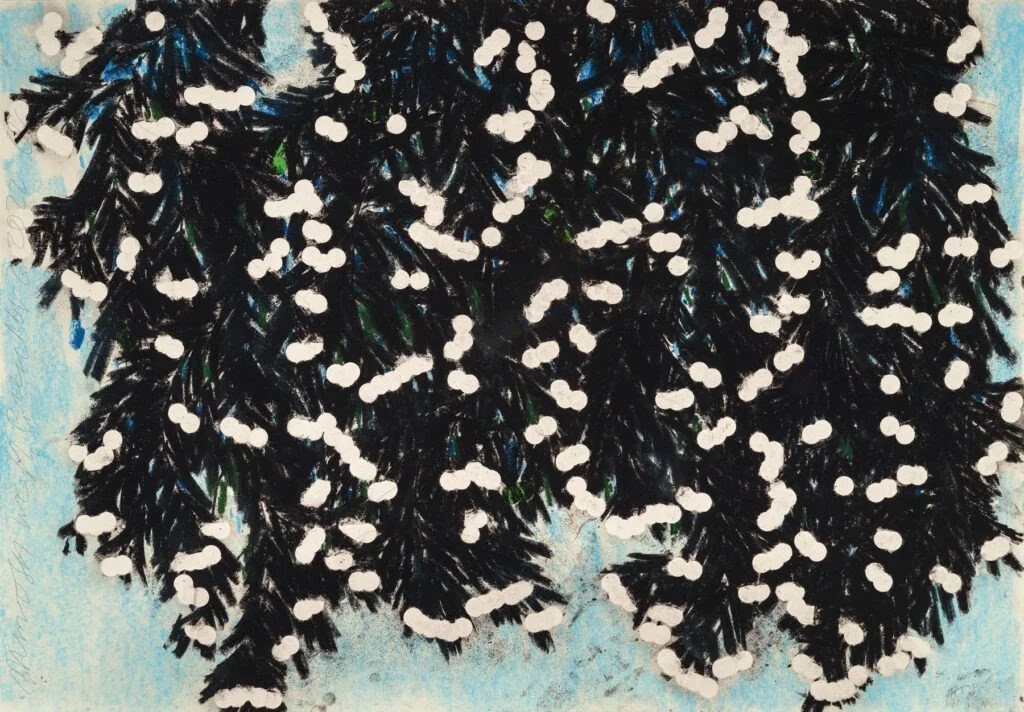 Donald Sultan Mimosa with Green