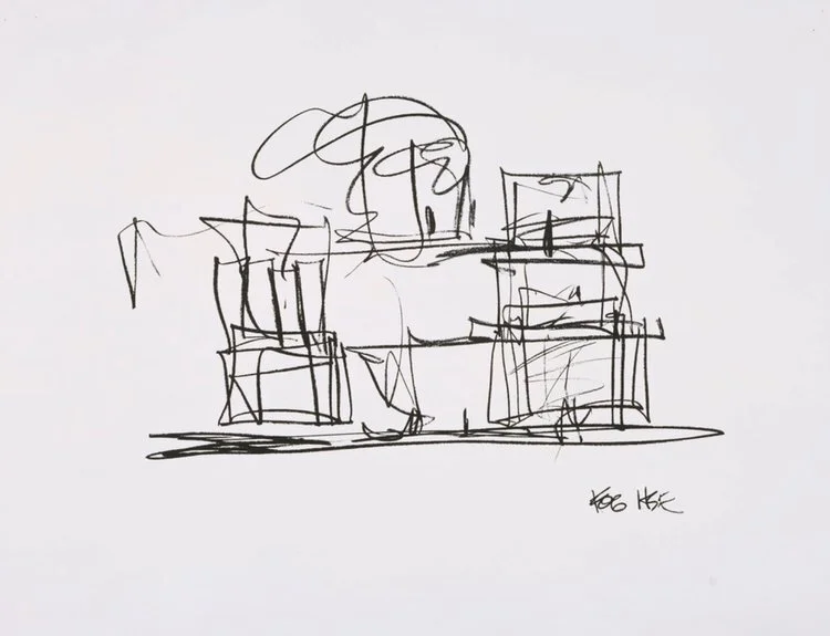 Study for new Frank Gehry House