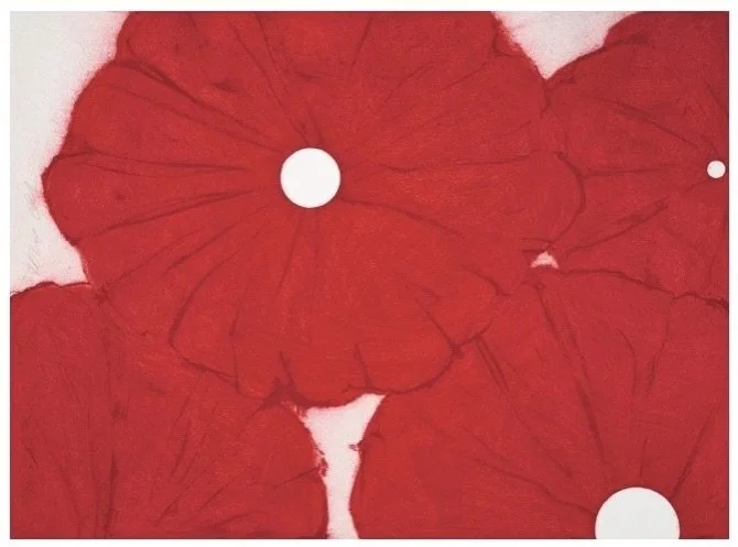 Four Big Poppies, Red