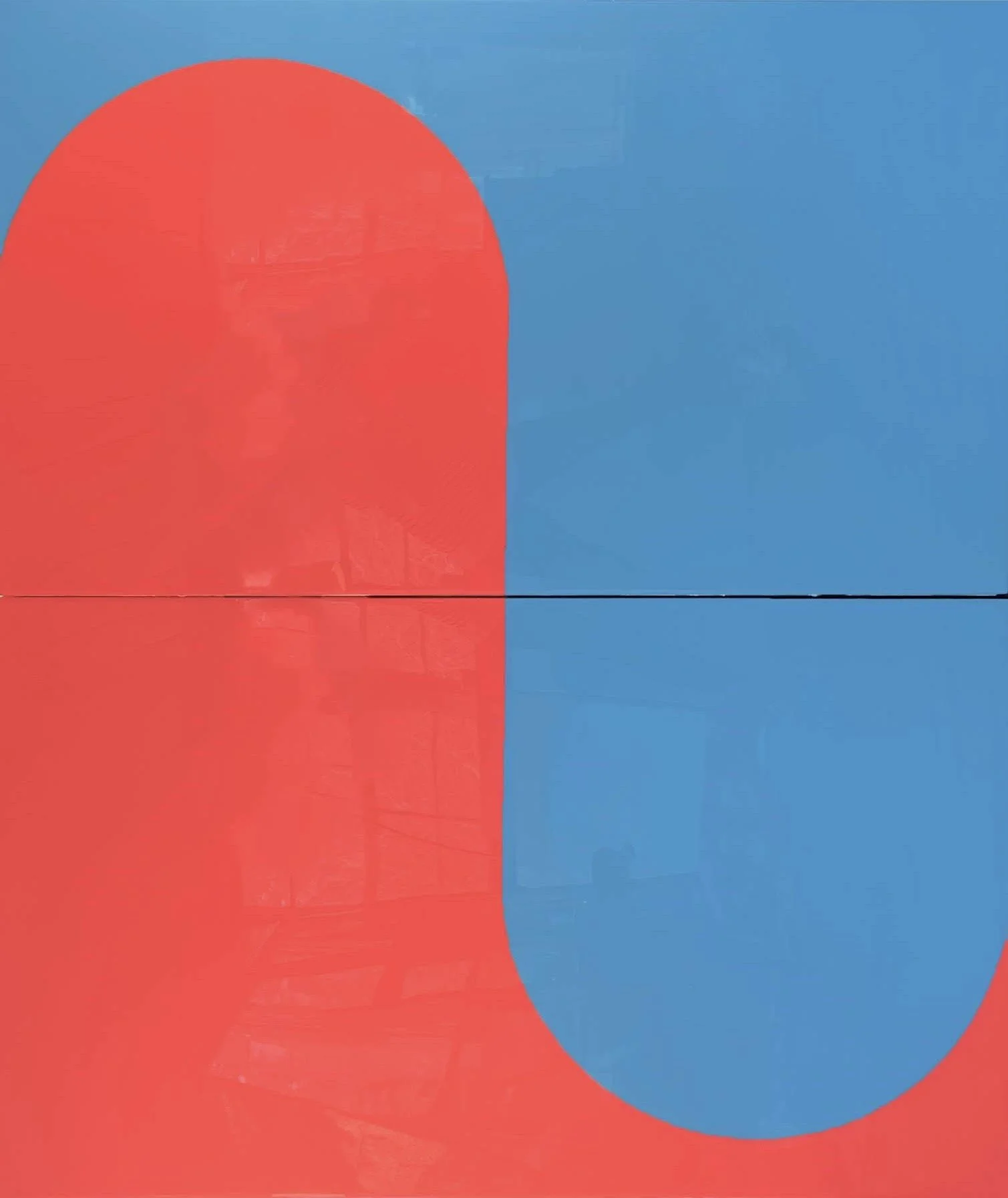 Good Fit Rosy Coral and Bluebird