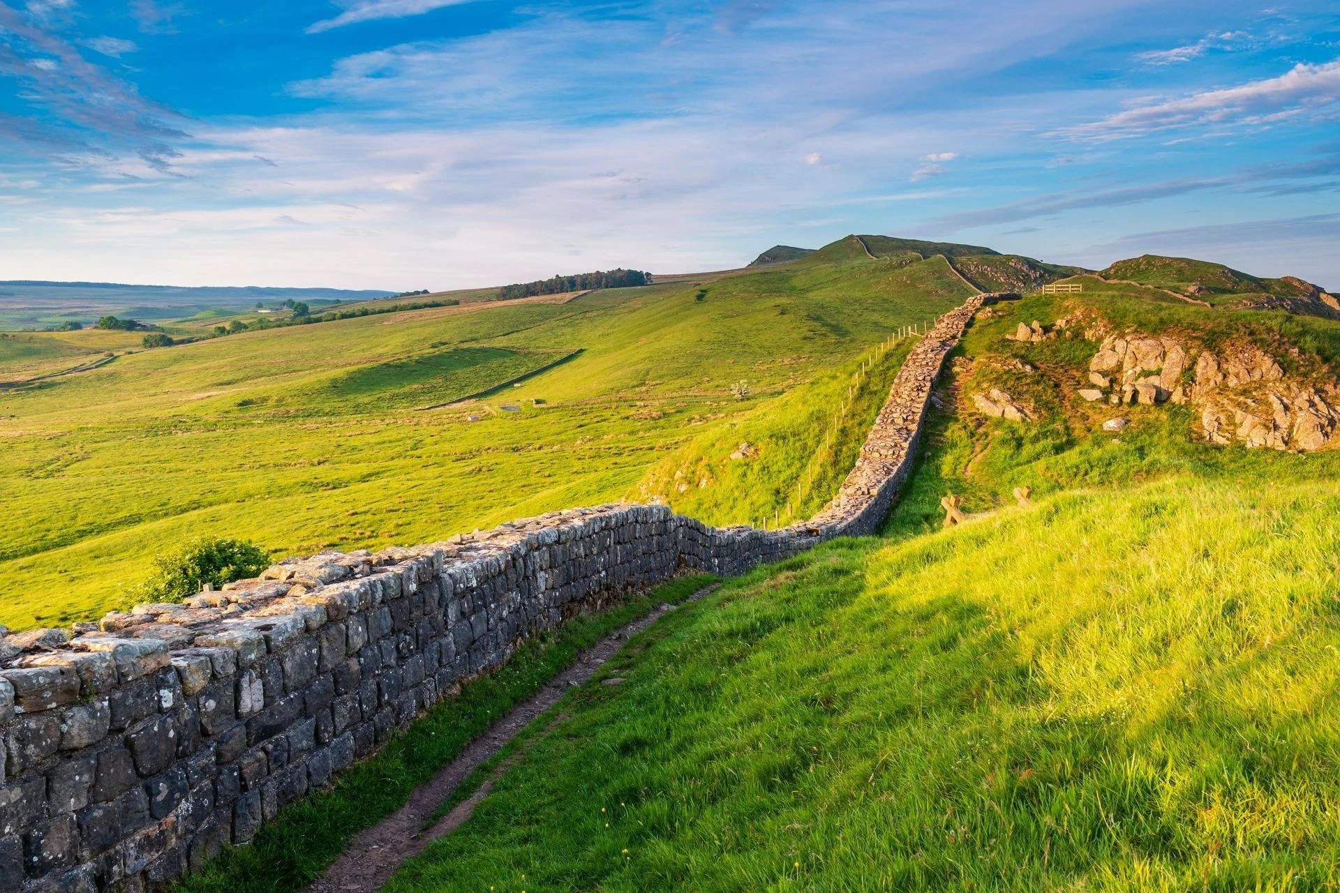 Spring Walk along the Wall