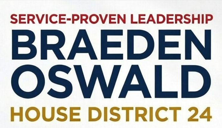Braeden Oswald: Utah State House of Representatives for District 24