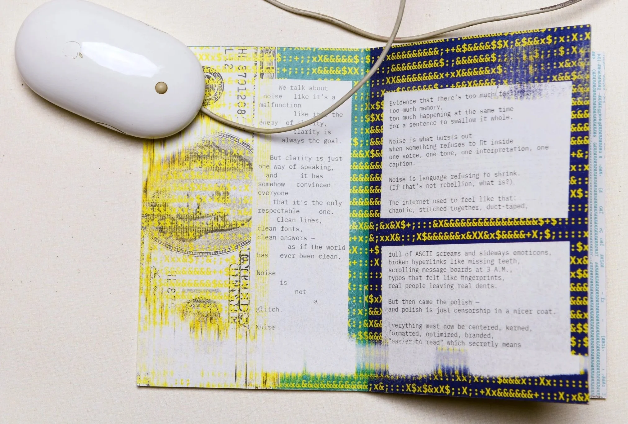 We Spoke In Symbols | Ascii Zine