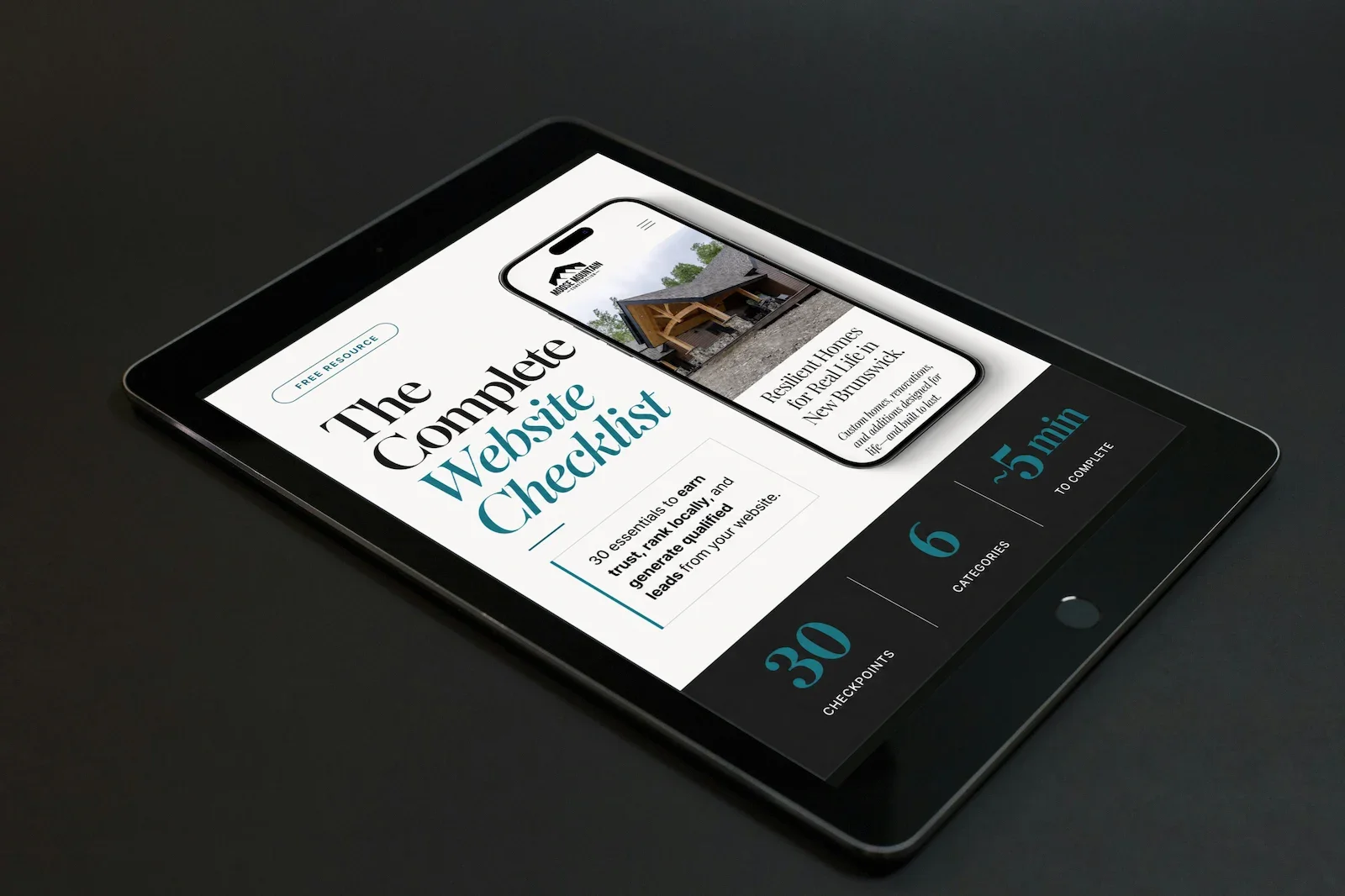 Free website checklist from Open Tree Creative — 30 checkpoints for businesses and nonprofits