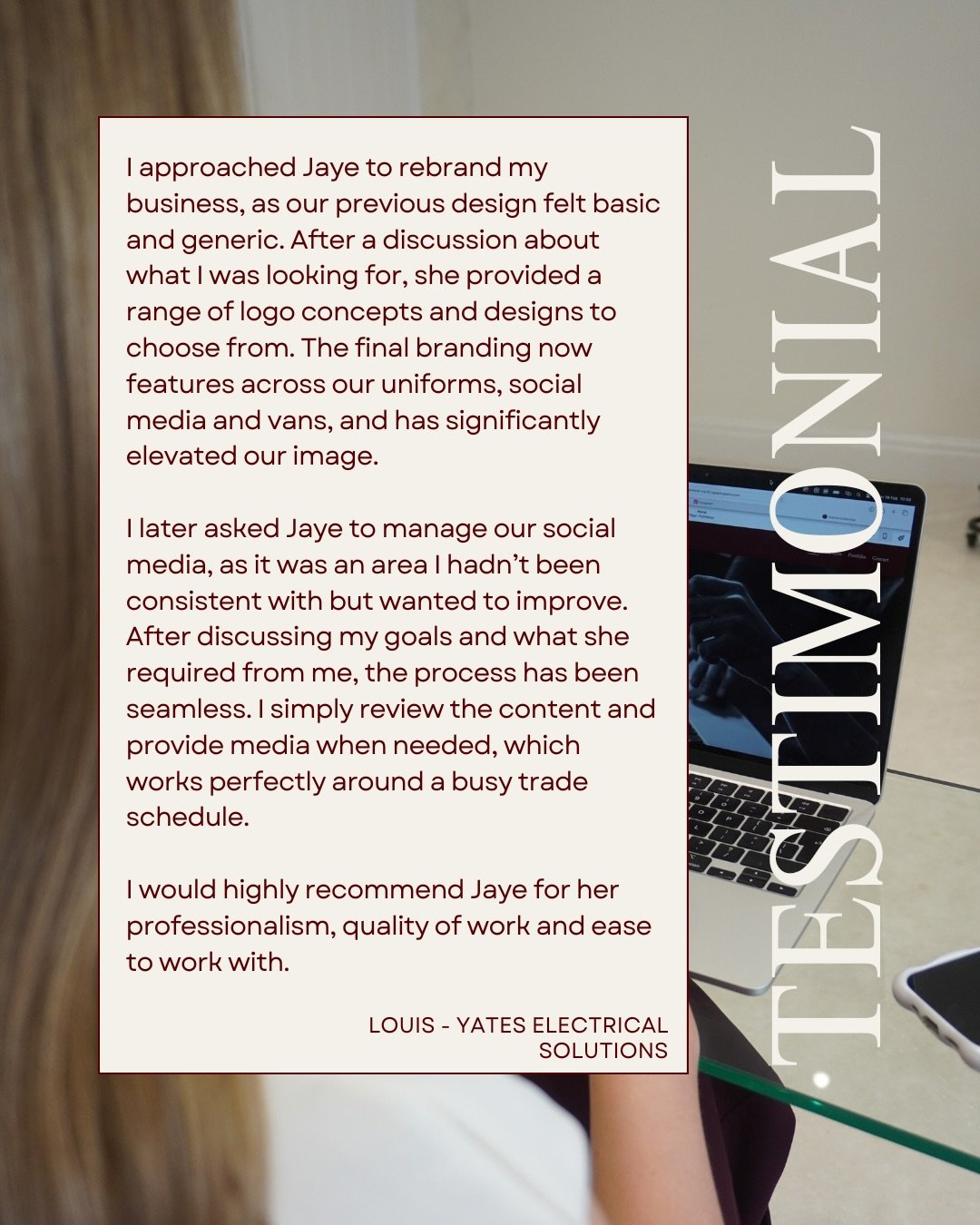 Don&rsquo;t just take our word for it, hear it from the people that have invested in it and loved it. 

Over the past year we have worked with a local electrical company, Yates Electrical Solution. What started as a brand refresh turned into monthly 