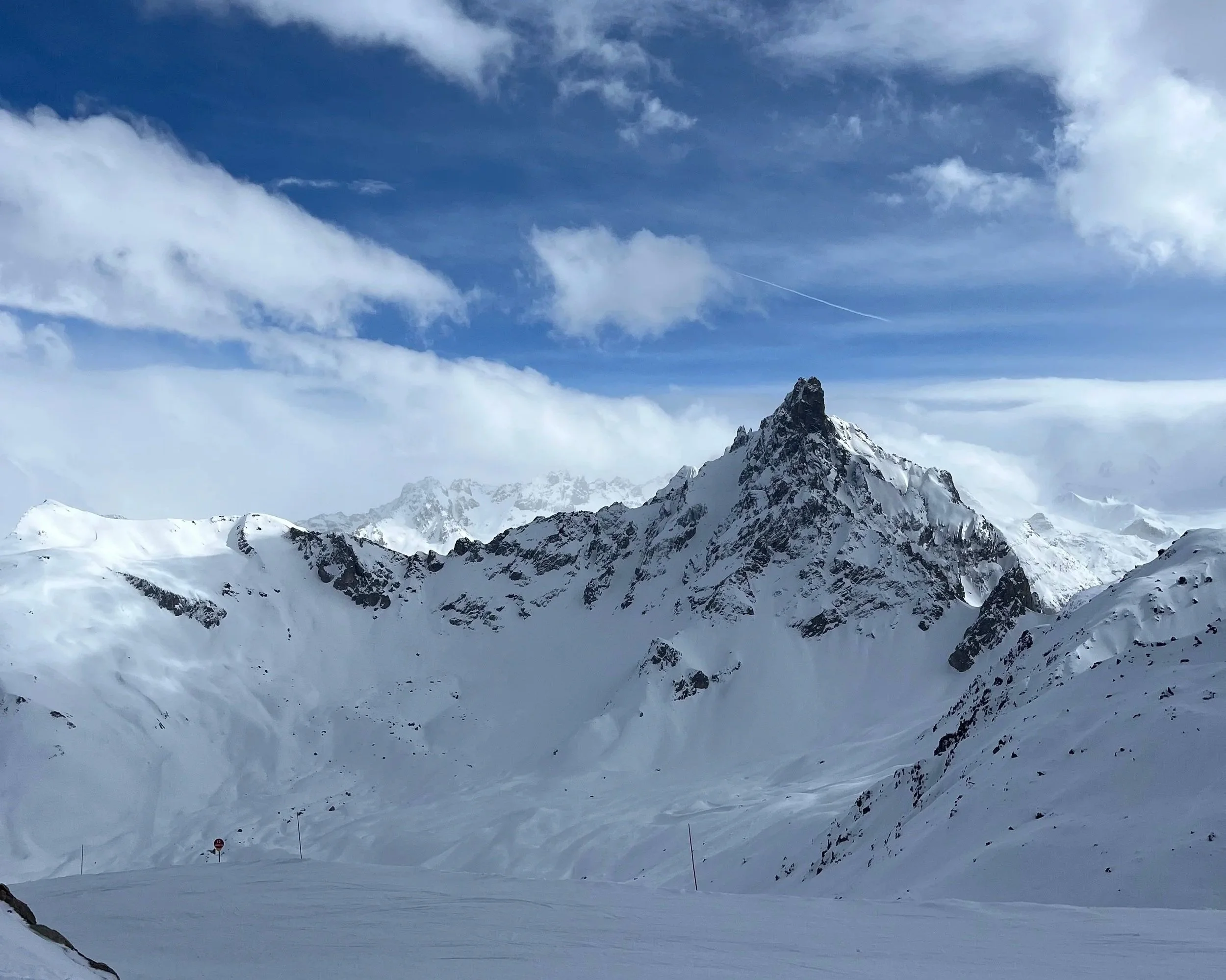 A really cool, jagged mountain.