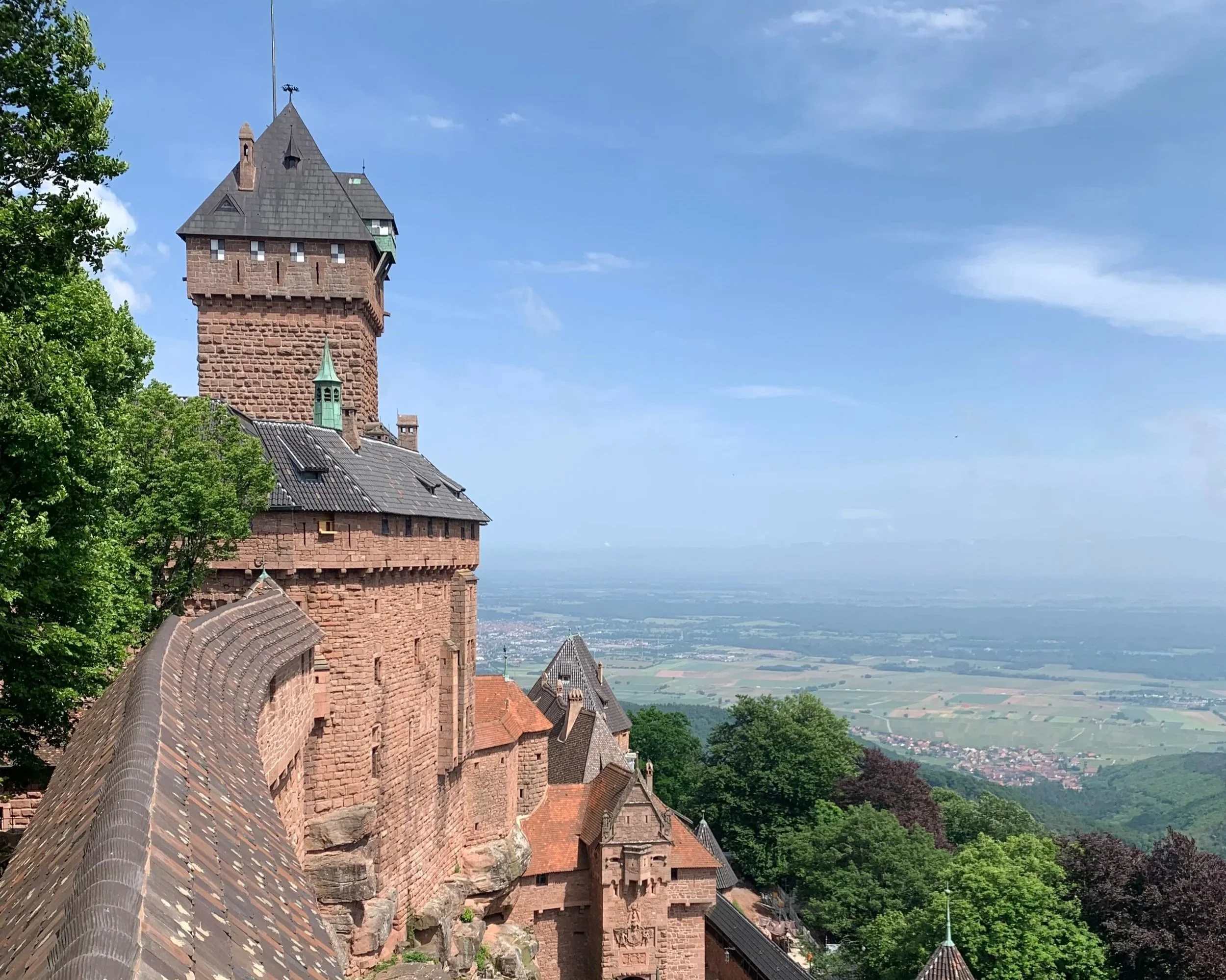 View from Haute-Konegsbourg castle