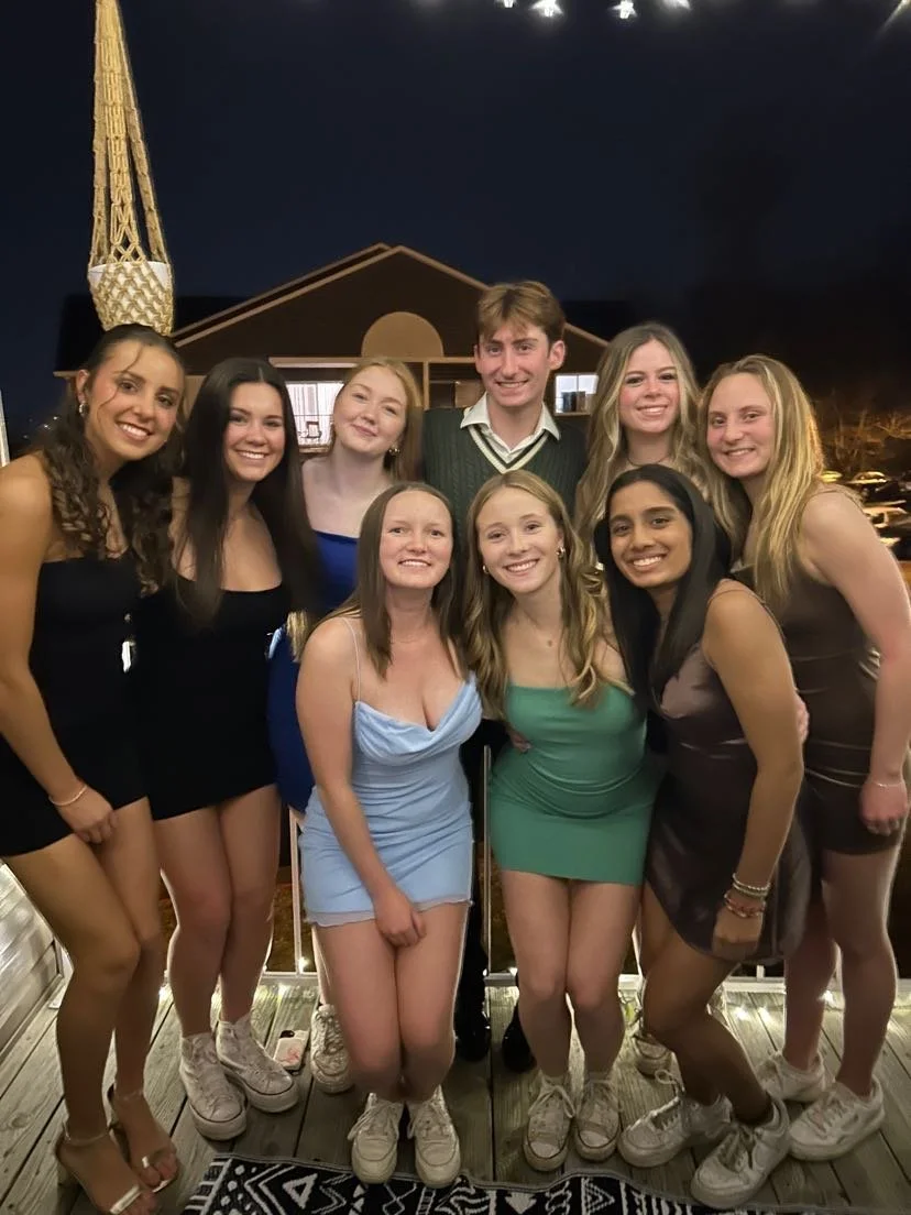 Joseph with friends before semi-formal