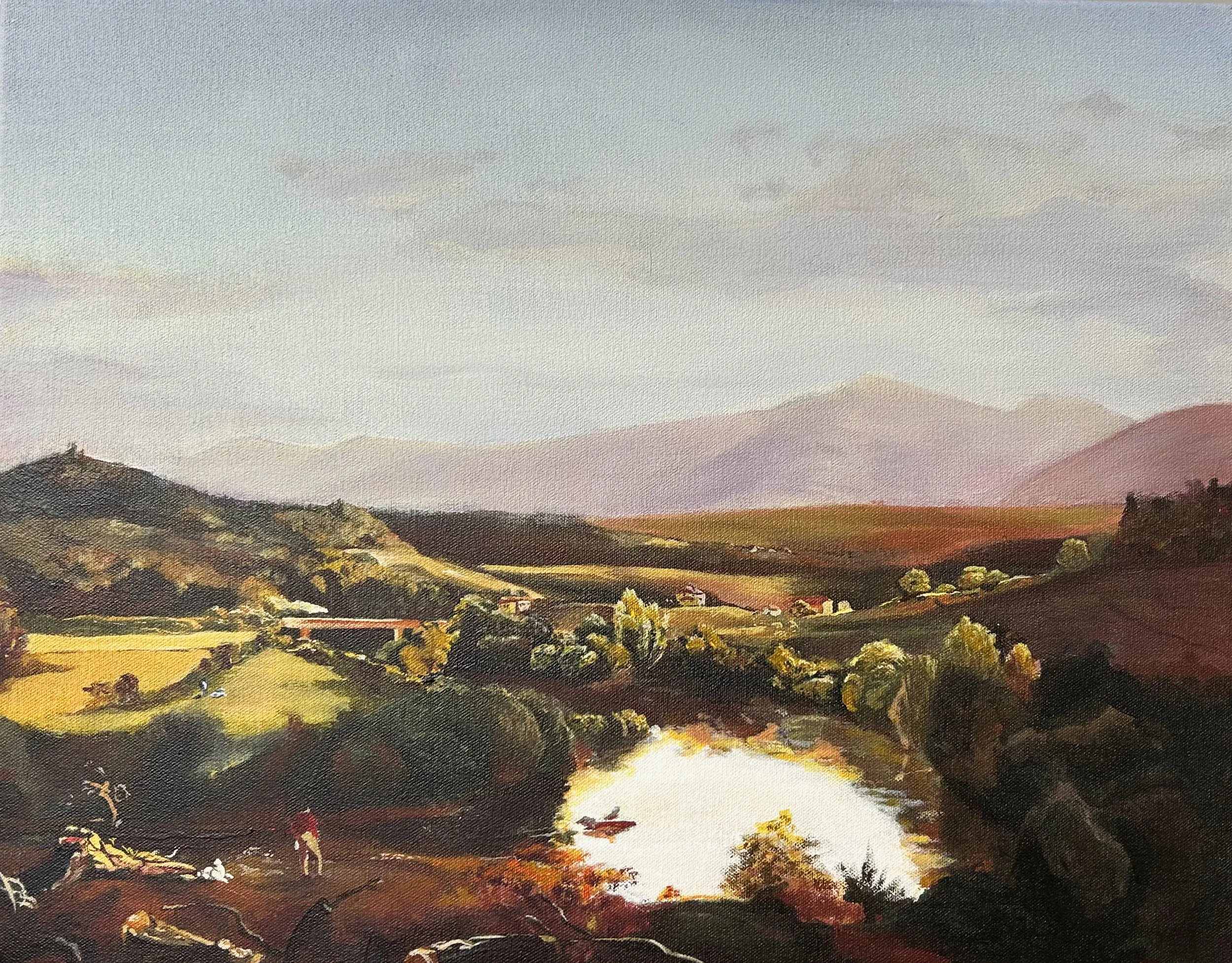 Thomas Cole Study
Acrylic on Canvas
14" x 18"
2026