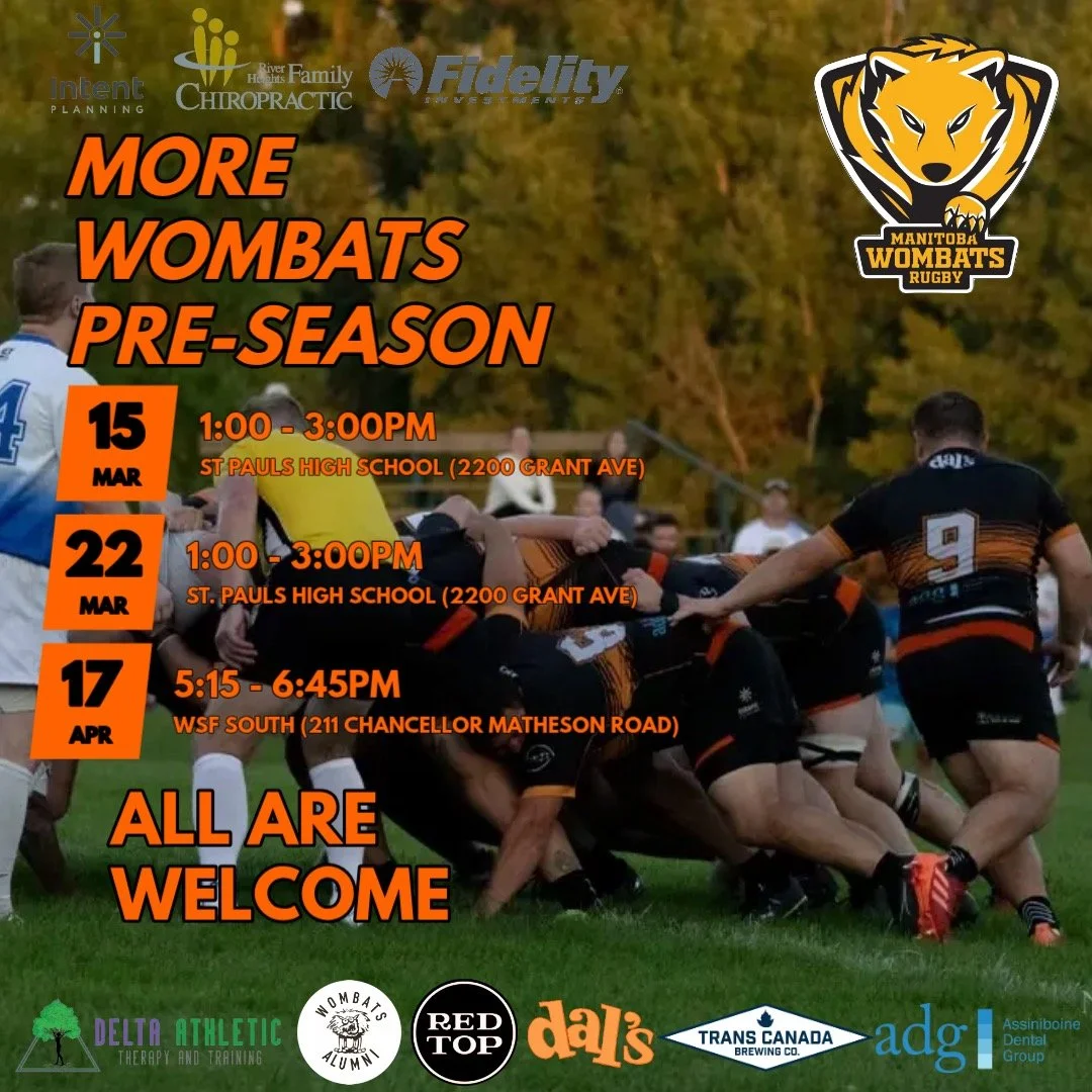 Pre-season continues! Join us at St. Paul's High School on March 15 and 22, and on April 17 at WSF South.