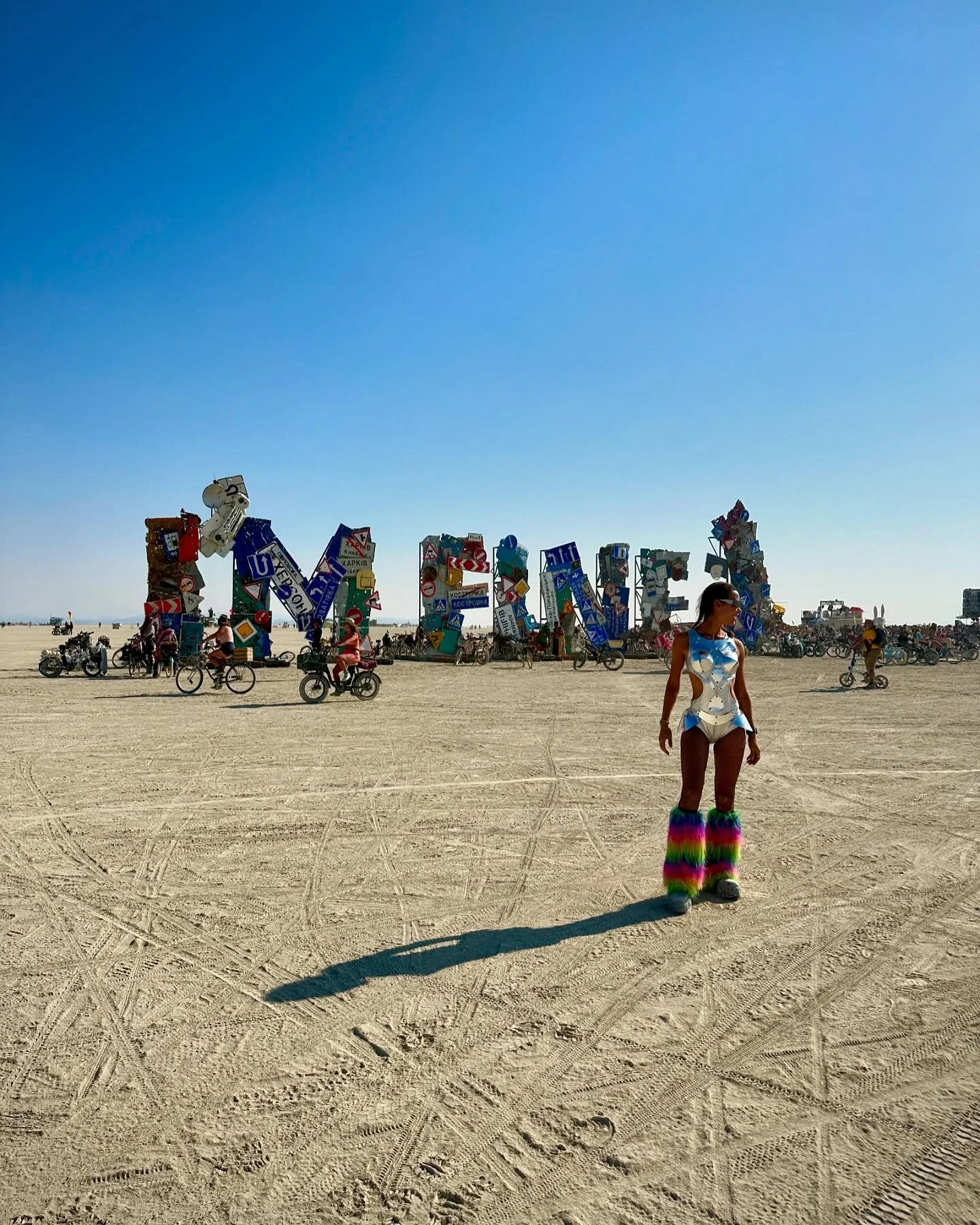 Any attempt to describe Burning Man in words would fall short. The experience lived there transcends definition.

I disconnected from the world to reconnect with myself, my inner child, and the pure joy of being present. And so it was.

I danced unde