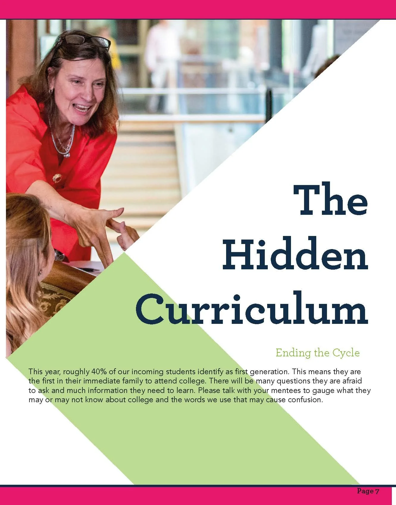SWEET BRIAR COLLEGE | MENTOR GUIDEBOOK