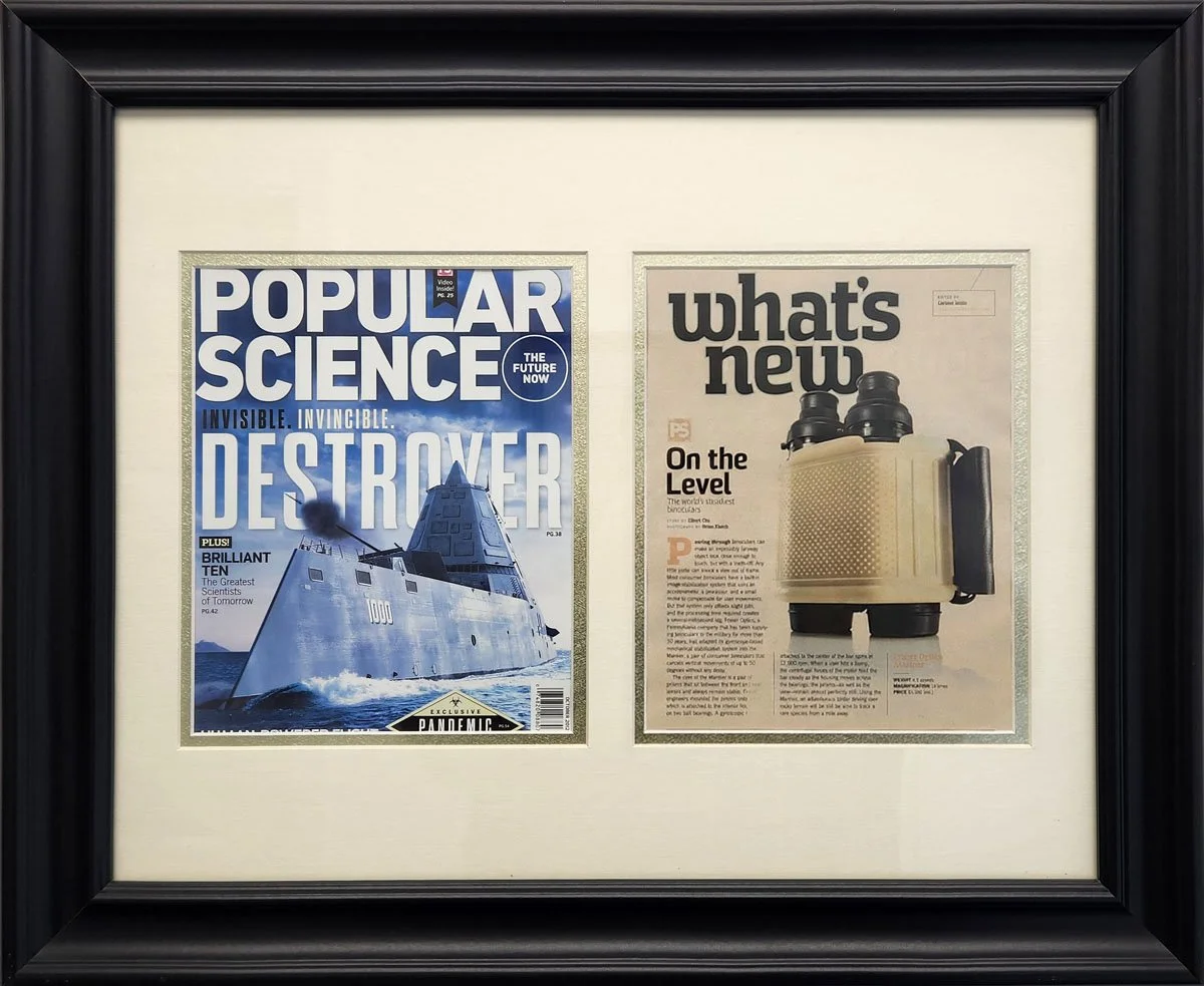 Popular Science Magazine included the Gyro Binos S250 Gryo-Stabilized Binoculars
