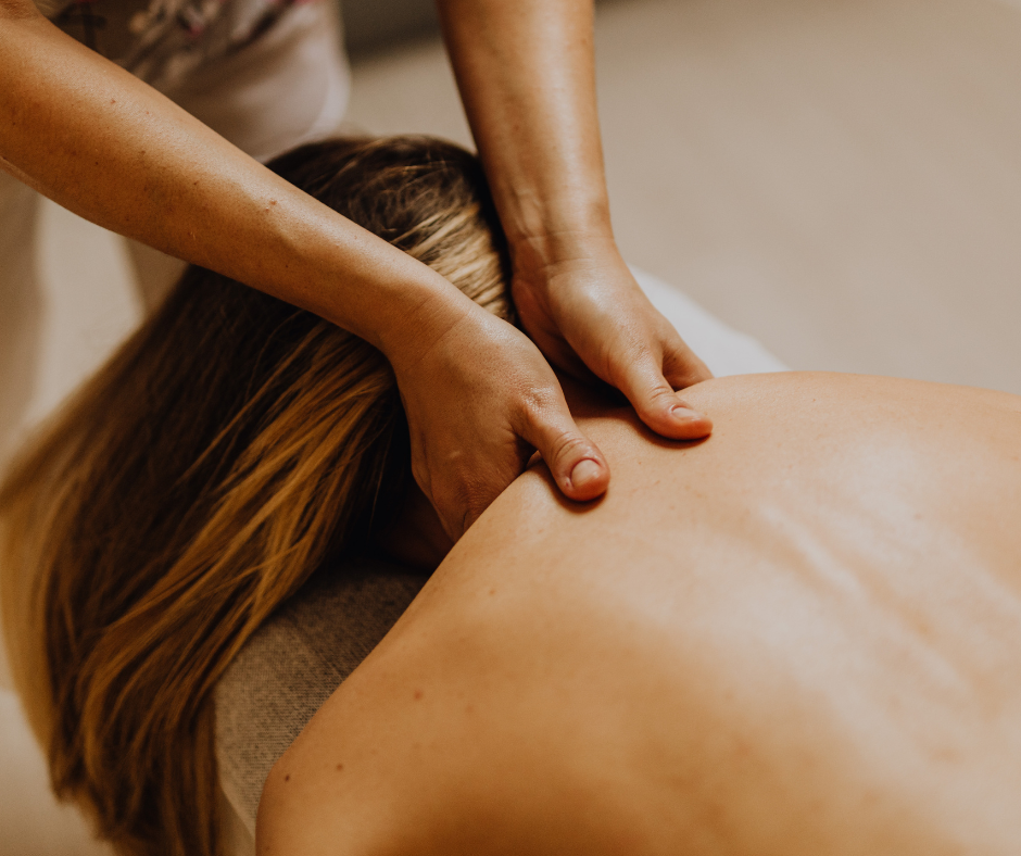 Neck and shoulder massage near Winter Springs for stress and posture-related tightness.