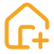 Icon of a house with a check mark inside, representing home approval or verified home