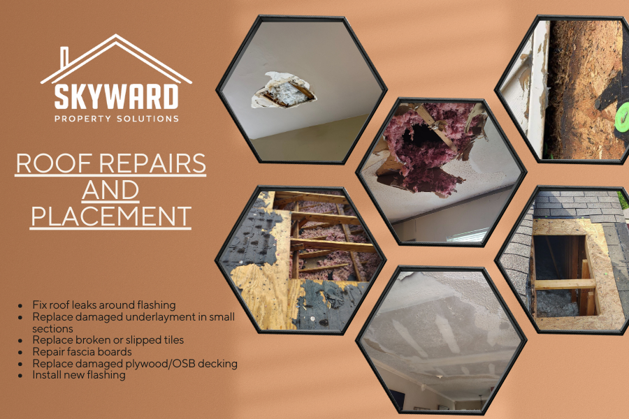 Roof repairs and replacements