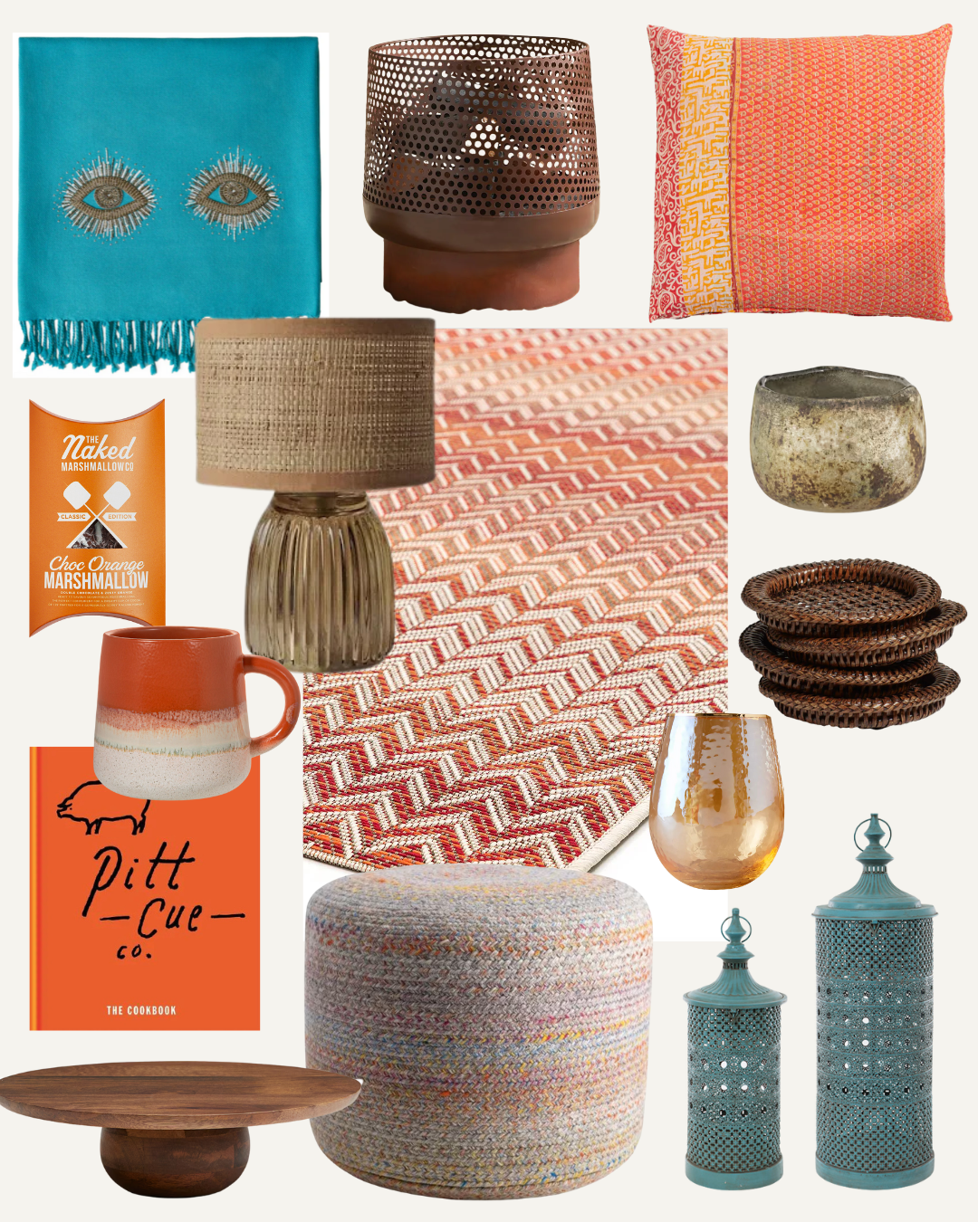 Firepit Evenings Interiors Mood Board - The Dairy Studio