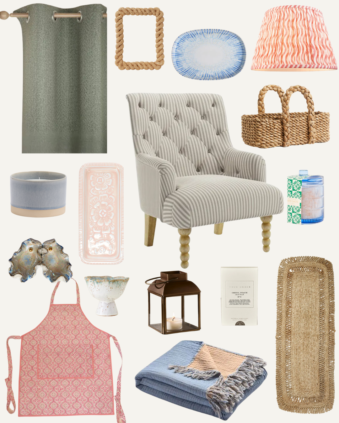 Coastal Grandmother Interiors Mood Board - The Dairy