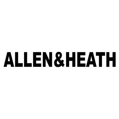 Black text reading 'ALLEN & HEATH' on a white background.