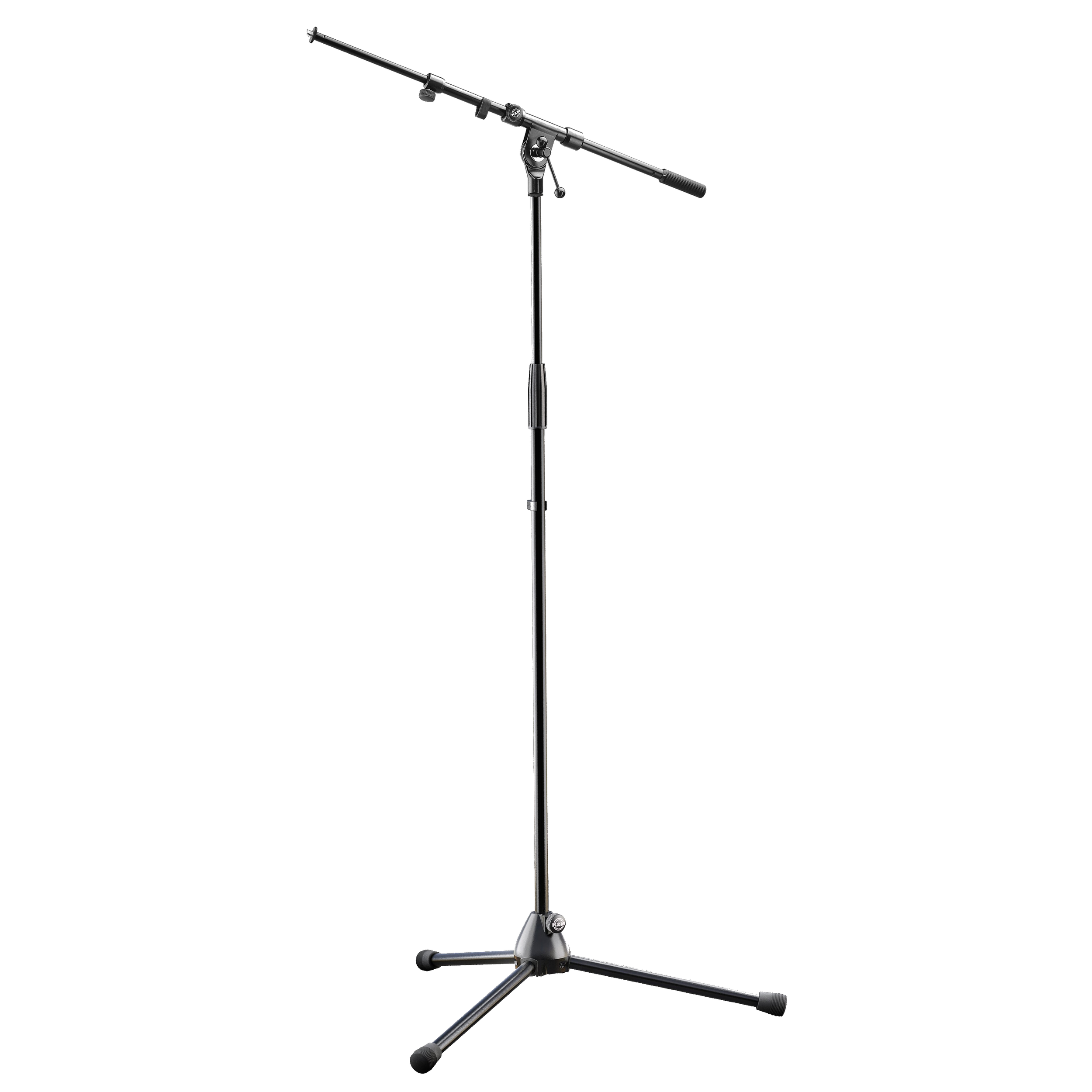 K&M 210/9 adjustable microphone stand with 2-piece boom arm