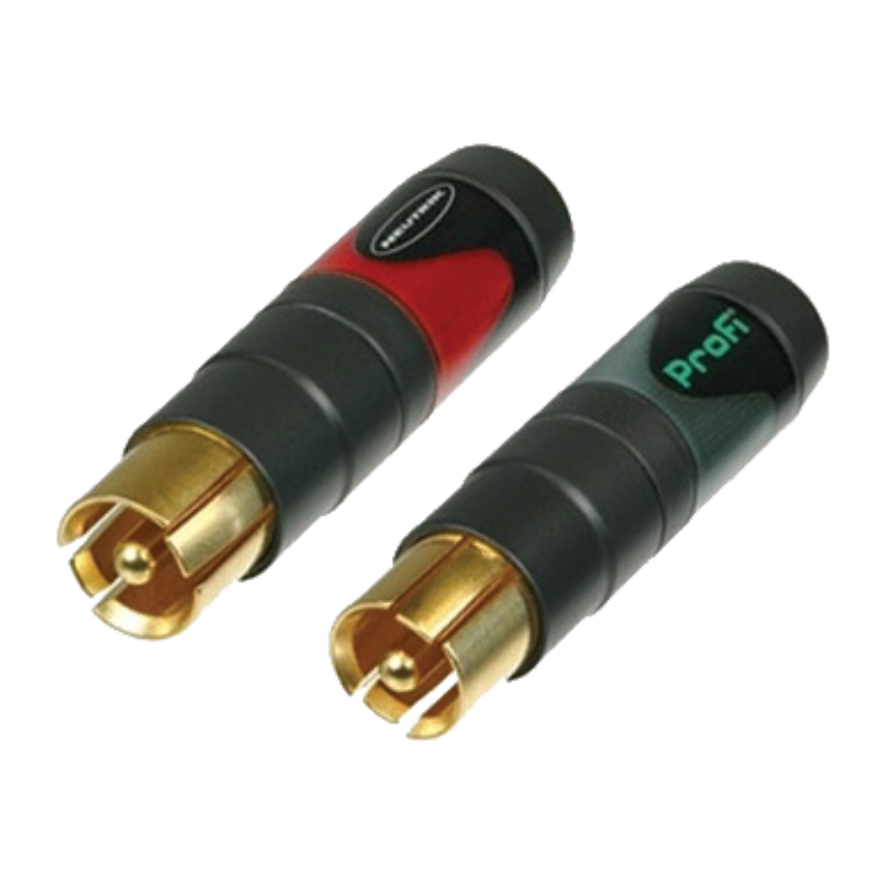 NEUTRIK NF2C-B/2 RCA (phono) cable plugs (pair)