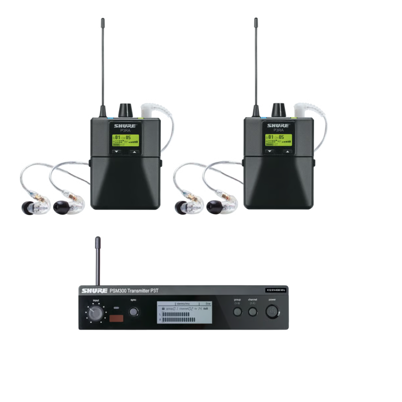 SHURE P3TRA215TWP PSM300 TWINPACK3.png