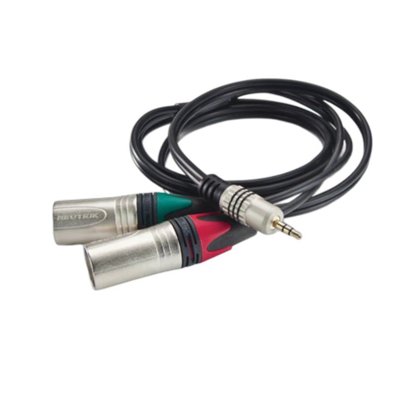 CANFORD CABLE 3MJP3.5-Dual3MXX-2m. Black