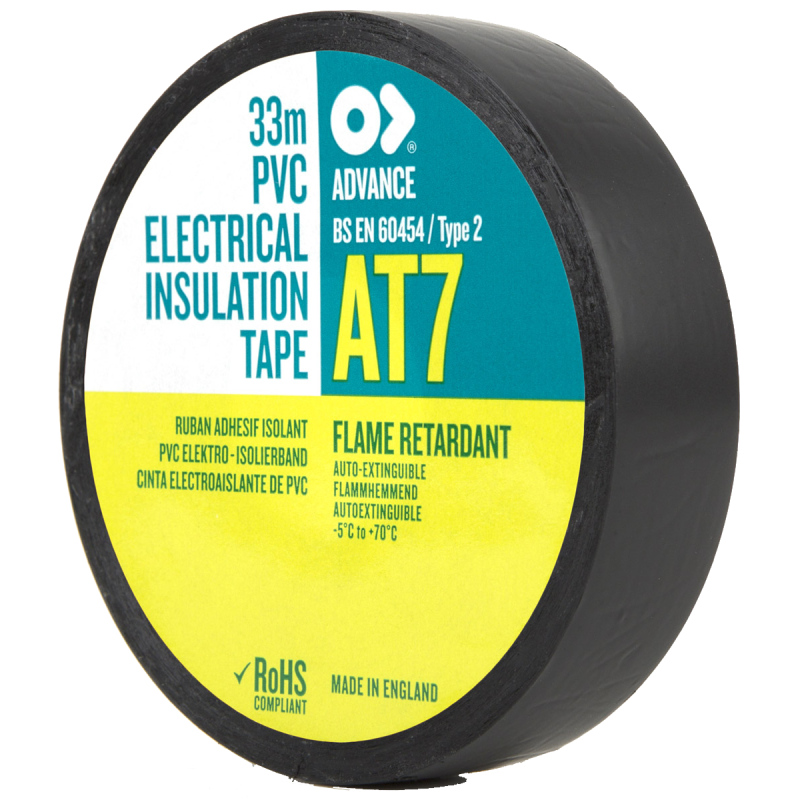 INSULATING TAPE Black. 19mm (reel of 33m)