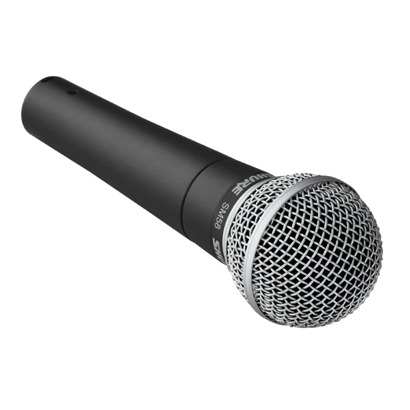 Shure SM58 Dynamic Vocal Microphone side shot