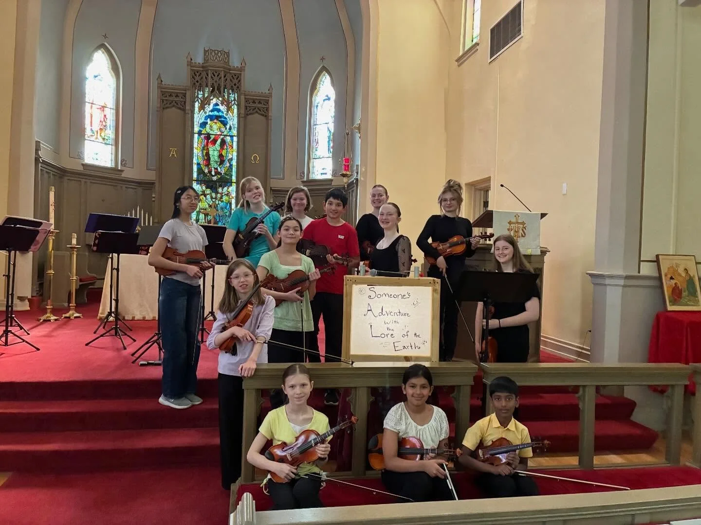 ✨🎶The Magic of Live Performance✨🎶

(Please swipe to see all the treasures!)✨What a wonderful joy it is to work with these young violinists; to arrange fun pieces for this all-violin ensemble and to write for them! To see them being incredibly resil