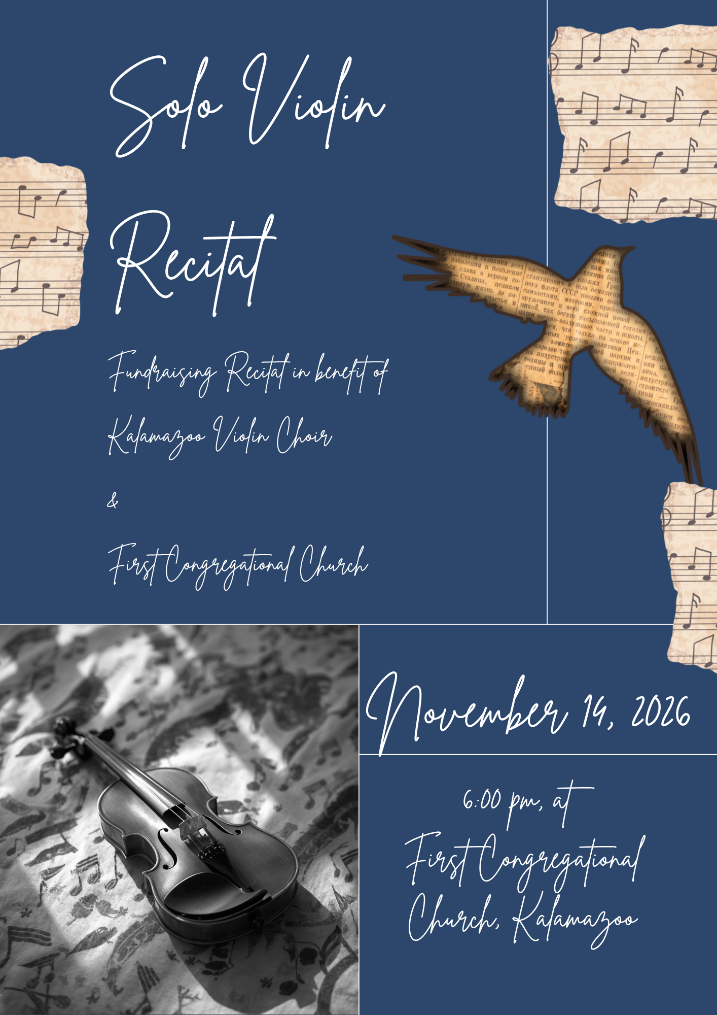 A Night of Solo Violin: A Benefit Recital